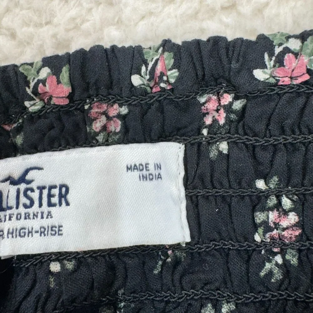 Hollister Ultra High Rise XS Floral Print Mini Skirt Bohemian Hippie Feminine - Picture 6 of 8